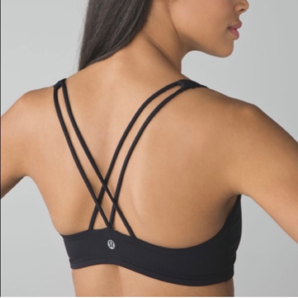 NWOT Lululemon Free to Be Bra Solid Black
